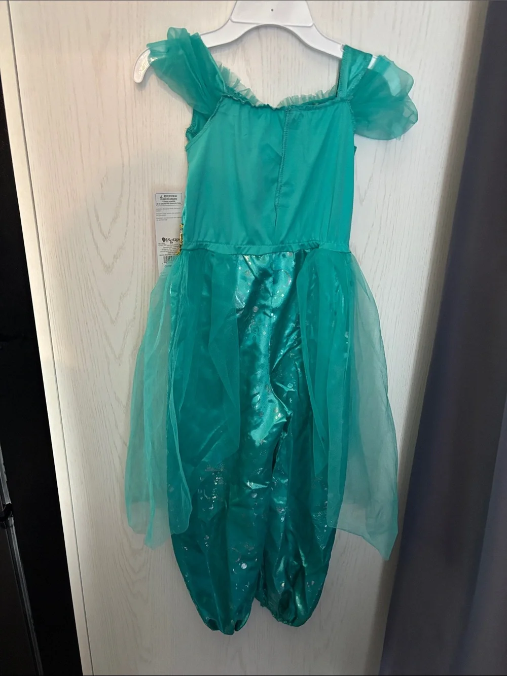 Princess Jasmine Halloween Costume 4/6 Disney Aladdin Jumpsuit Girls